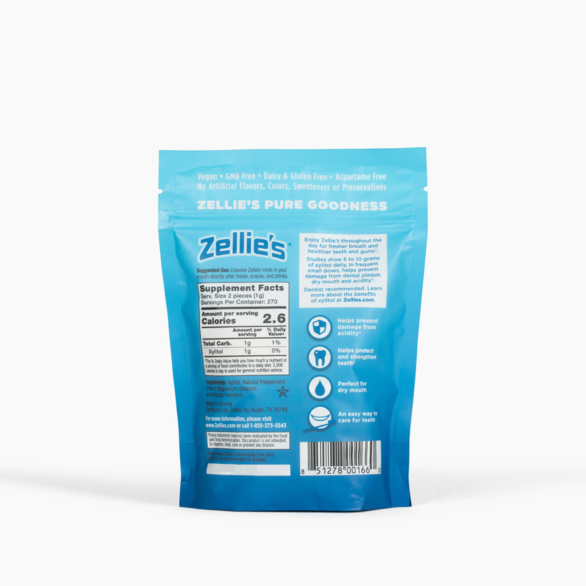 Mint Month-Supply Pouch