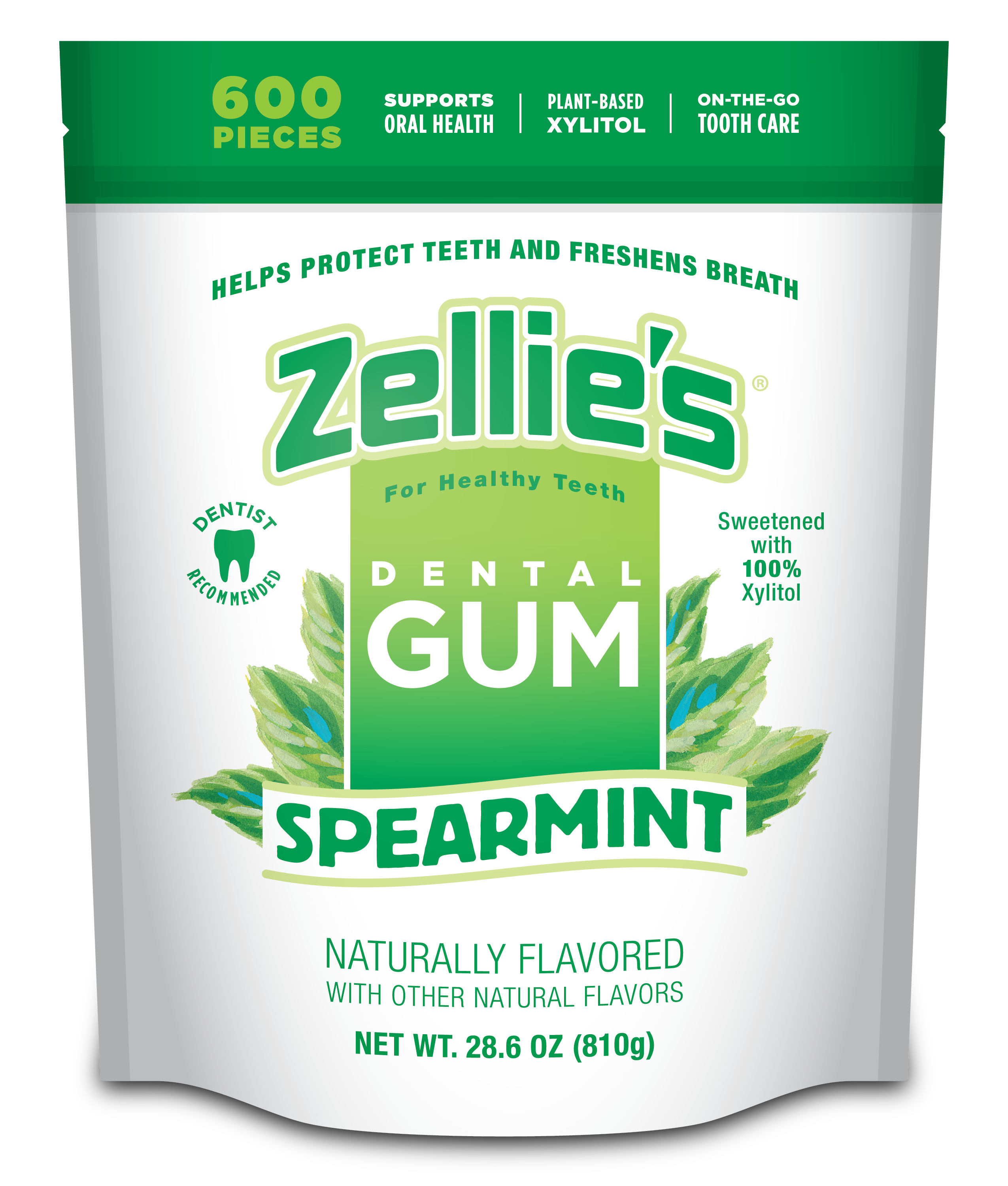 SPEARMINT Xylitol Dental Gum